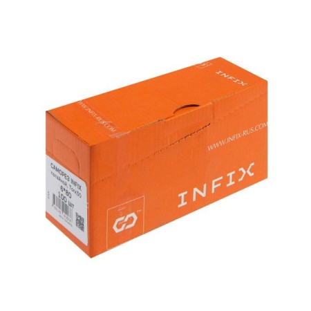 Structural Self -tapping infix, 6x80 mm, hide, Torx 30, yellow zinc, 100 pcs.-1
