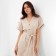 Women's dress on buttons Mist Summer Time, Beige, R.46