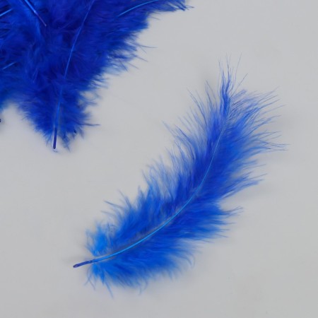 Decorative goose downward jacket "sapphire blue" set 40 pcs h = 10-15 cm-2