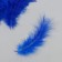 Decorative goose downward jacket "sapphire blue" set 40 pcs h = 10-15 cm
