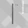 Pencil Chernographic Erichkrause "Jet Black 100", HB, Grifel D = 2.2 mm, wood, hexagonal, in a tube