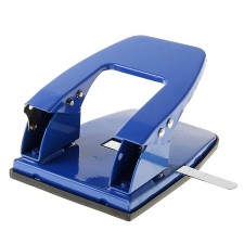 30 sheets hole punch, large, metal, with a metal ruler