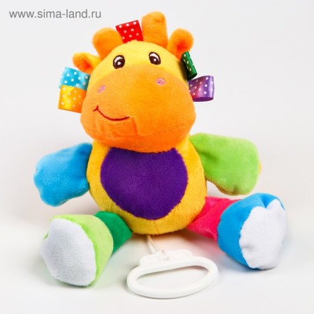 Musical Suspension "Hippo", clockwork, on a crib, stroller, crumb I-3
