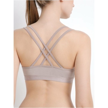 Women's Bustier with double straps Conte Elegant New Luxuries, size XS, CAPPUCCINO color-2