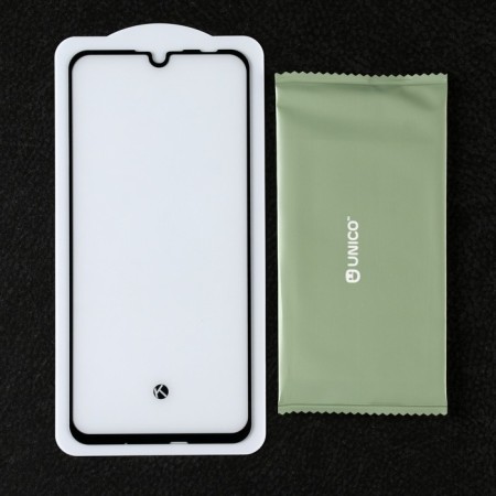 Krutoff protective glass for itel a48, full glue, black-1