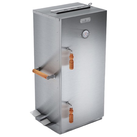 Smooth cabinet for 4 shelves Smoky Master 4, thermometer, fat, gangan chip, 40 x 32.5 x 85 cm