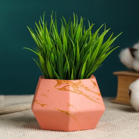 Pot "Romb" 10*10*6, pink