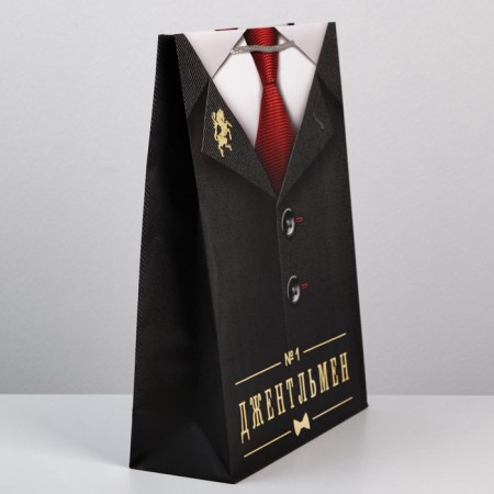 Gift laminated package, packaging, "gentleman", l 28 x 38 x 9 cm-3