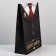 Gift laminated package, packaging, "gentleman", l 28 x 38 x 9 cm