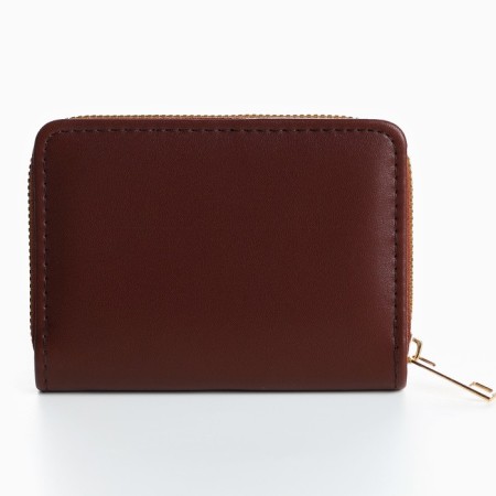 Youth wallet "Nazamok" 12.5x9x2 cm, brown color-3