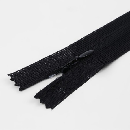 Lightning secret, No. 3, non -income, locking machine, 25 cm, black color-1