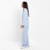 Women's costume (jacket, trousers) minku: Green Trend Blue color, size 42