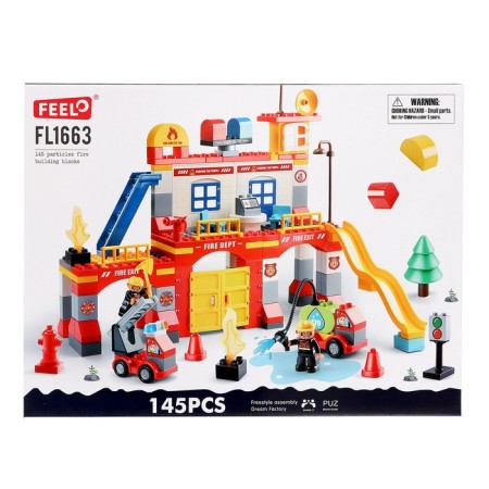 Designer city "Fire Depot", 145 parts-2