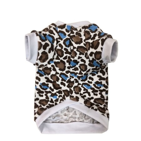 T-shirt with cuffs for dogs "Leopard", size 20 (DS 20 cm, og 30-32 cm), cotton-2