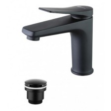 Lemark Bronx LM3706BL sink mixer, single -leaf, pour length 129 mm, graphite