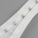 Braid with hooks, 27 mm × 45 ± 1 m, white color
