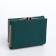 Women's wallet on the button, the color is dark green