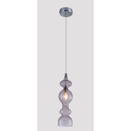 Suspended lamp Crystal Lux, Iris 2071/201, E14, 1x60 W, 47x13x13 cm, chromium color-1