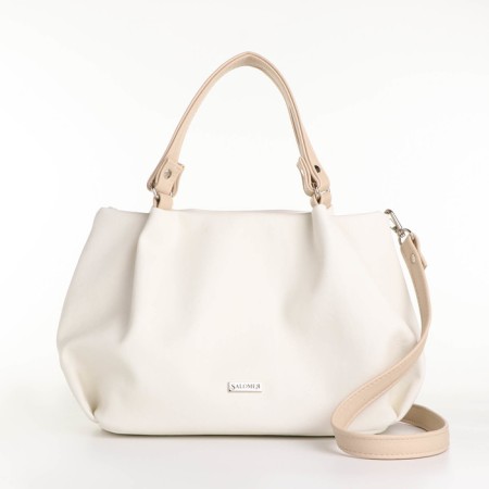 Bag-mech-mezzan is a zipper, white color