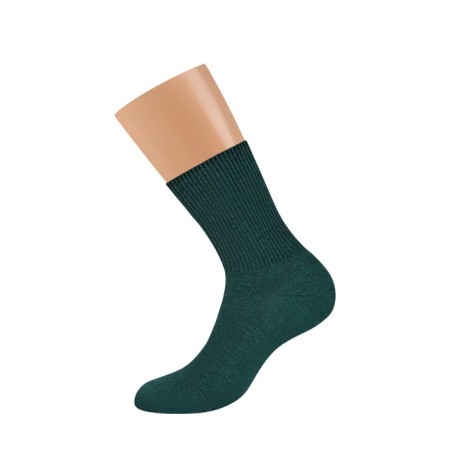 Women's socks mini cotone, size 39-41, color Verde Foresta-1