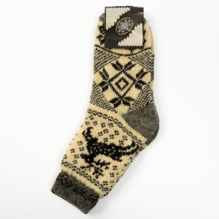 Women's socks, walnut color, size 23-3