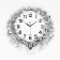 Wall clock, series: interior, "tree", smooth move, 1AA, D-37 cm, 57 x 56 cm