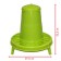 Bunker feeder for poultry for 15 kg, on legs, plastic