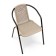 Sadovy chair, 53 x 61 x 73 cm, frame 24 x 0.8 mm, load up to 100 kg, beige