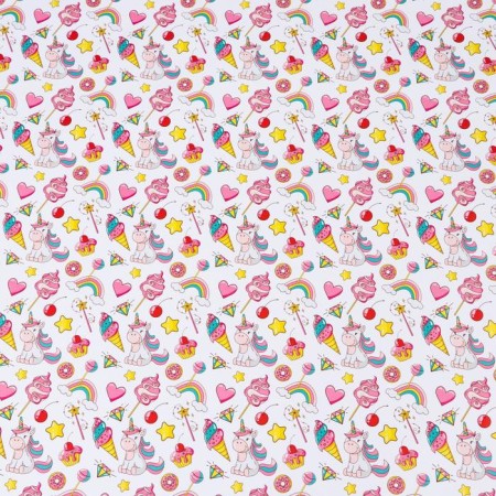 Glossy packaging "Unicorns", 70 x 100 cm, 1 sheet-5