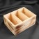Needlework box, wooden, 3 departments, 20 × 15 × 9 cm