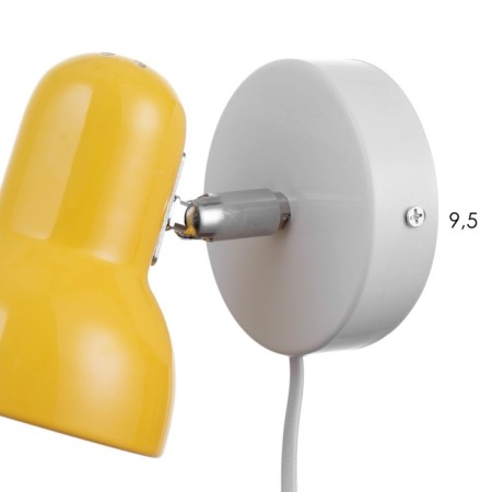 Sconces with the Sevantos wire E27 40W yellow 9x9x14 cm-8