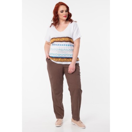Female jumper, size 56, white color-6