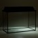 Aquarium "rectangular" with a lid, 60 liters, 56 x 29 x 36/41 cm, black