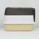 Closed transparent toilet 51 x 34 x 37 cm, yellow+scoop