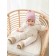 Costume (sweatshirt and trousers) I, Basic Line, height 86-92 cm, Milk color