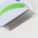 A comb small with a non-slip pen, 8 x 6 cm, white-green