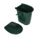 Bucket-up, h = 40 cm, 24 l, removable chain, green