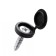 Decorative cap for screws, black, set 100 pcs