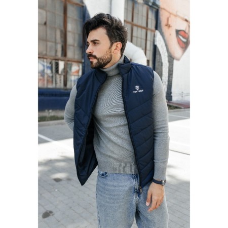 Male ise vest, size 52, dark blue color