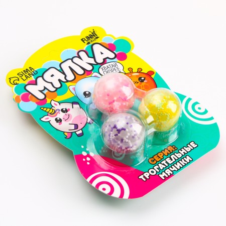 Antistress Maglet "Animals", with a hydrogel, a set of 3pcs, with a hydrogel-2