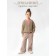 Cardigan Children's Amarobaby Knit, height 134, beige color