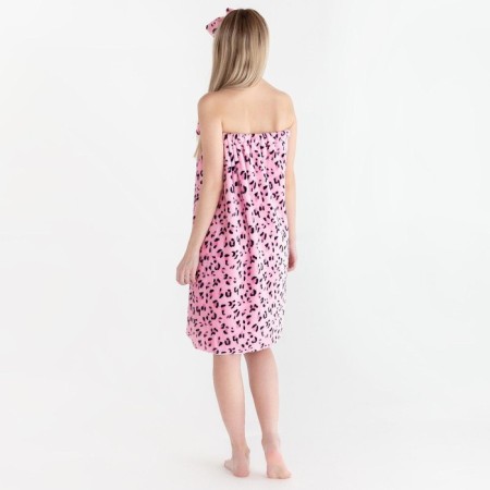 Set for the bath and bathroom Ethel "Kit" towel- Pareo 75*120 cm+bandage-5