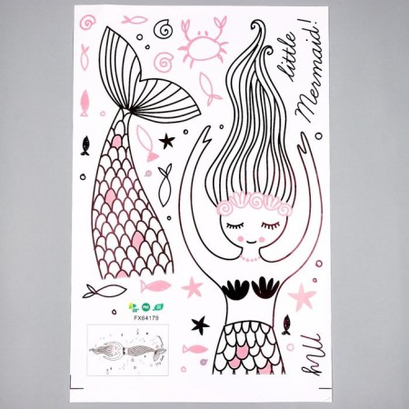 Stick plastic interior color "Mermaid" 40x60 cm-1