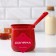 Turk for coffee of the Dolyan “Marble RED”, 800 ml, D = 10 cm, anti -stick coating, induction, red