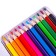 Pencils 12 colors, in metal pencil case, triangular, wooden, landscape, mix