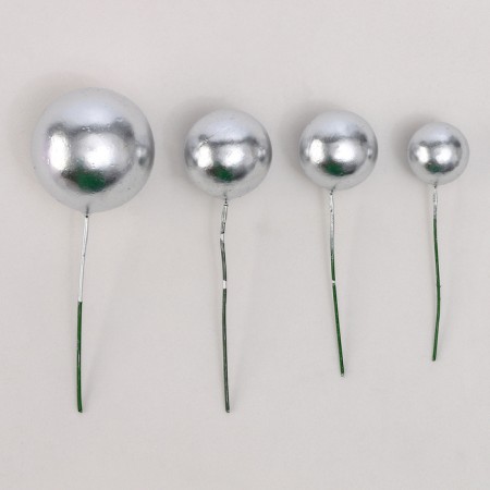 Set for decorating "Beads", silver color-3