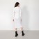 Women's dress Midi with a cut Mist p. 42, white