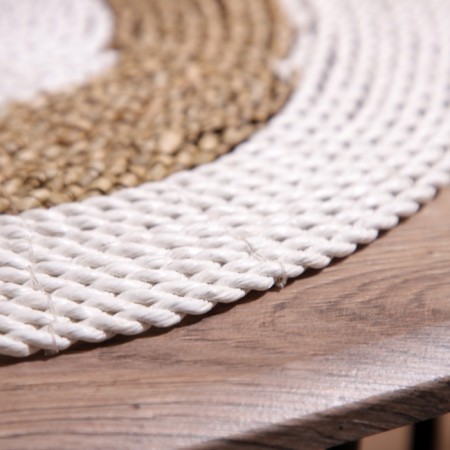 Wicker rug round 35 cm-3