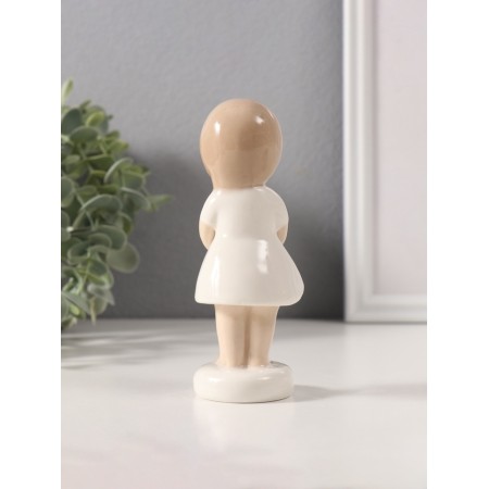 Souvenir Ceramics "Baby Castle in a white dress" 4x5x12 cm-2