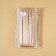 Glass for straps, shiny, 10 mm, 10 ± 0.5 m, beige color